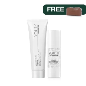 YOUTH Moisture Activating Serum PLUS Cleanser FREE Pouch
